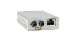 Allied Telesis AT MMC200LX/ST - Fibre media converter - 100Mb LAN - 10Base-T, 100Base-TX, 100Base-LX - RJ-45 / ST single-mode - up to 15 km - 1310 nm - TAA Compliant