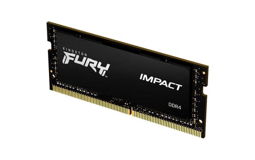 Kingston FURY Impact - DDR4 - module - 32 GB - SO-DIMM 260-pin - 3200 MT/s / PC4-25600 - CL20 - 1.2 V - unbuffered - non-ECC - black