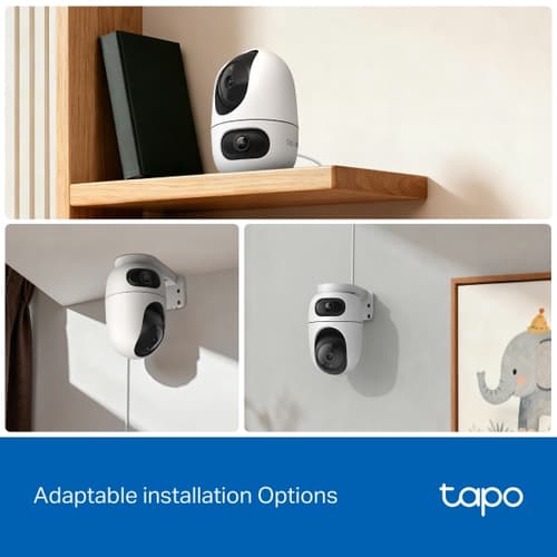 Dual Lens Pan/Tilt Security Camera — view 12