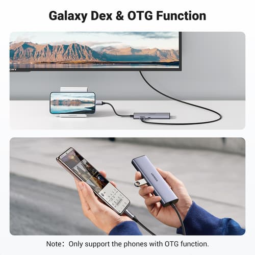 ^REVODOK 7-IN-1 HDMI ETH USBC HUB — view 7