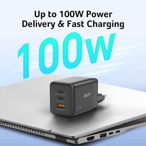 ACER GAN CHARGER  2X USB-C 1X USB-A — view 3
