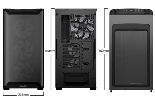 PURE BASE 501 LX ATX CASE GLASS SIDE — view 3