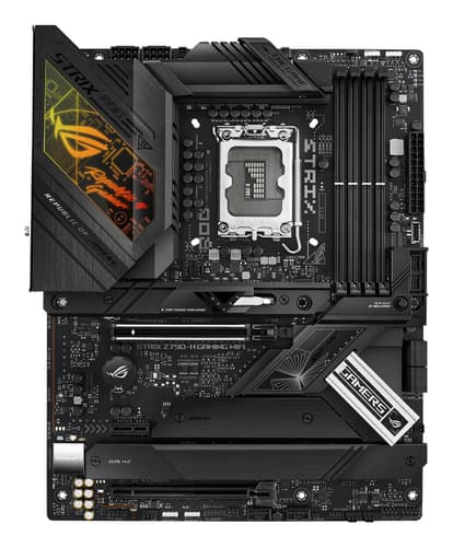 ASUS ROG STRIX Z790-H GAMING WIFI - Motherboard - ATX - LGA1700 Socket - Z790 Chipset - USB-C 3.2 Gen 2x2, USB-C 3.2 Gen2, USB 3.2 Gen 2, USB 3.2 Gen 1 - 2.5 Gigabit LAN, Wi-Fi, Bluetooth - onboard graphics (CPU required) - HD Audio (8-channel)
