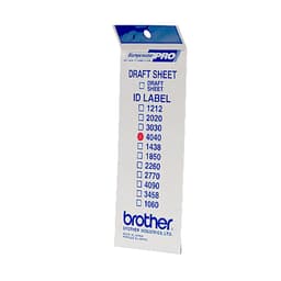 Brother ID4040 - 40 x 40 mm 12 label(s) stamp ID labels - for StampCreator PRO SC-2000, PRO SC-2000USB