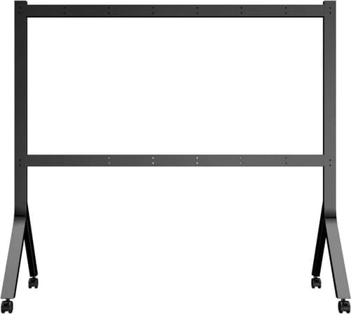 ViewSonic LD-STND-009 - Cart - Slim - for flat panel - aluminium alloy, plastic - black - screen size: 136"-163" — view 1