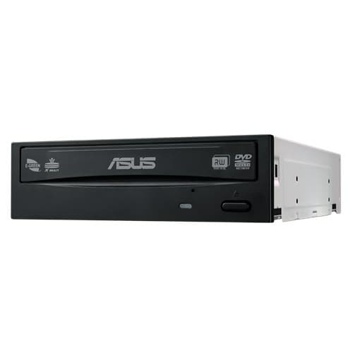 ASUS DRW-24D5MT - Disk drive - DVD�RW (�R DL) / DVD-RAM - 24x24x5x - Serial ATA - internal - 5.25" - black