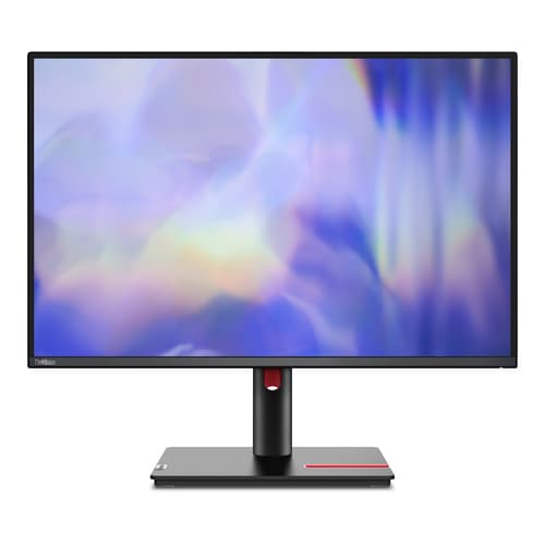 Lenovo ThinkVision T24d-30 - LED monitor - 24" - 1920 x 1200 Full HD (1080p) @ 100 Hz - IPS - 300 cd/m� - 1500:1 - 4 ms - HDMI, VGA, DisplayPort - speakers - raven black