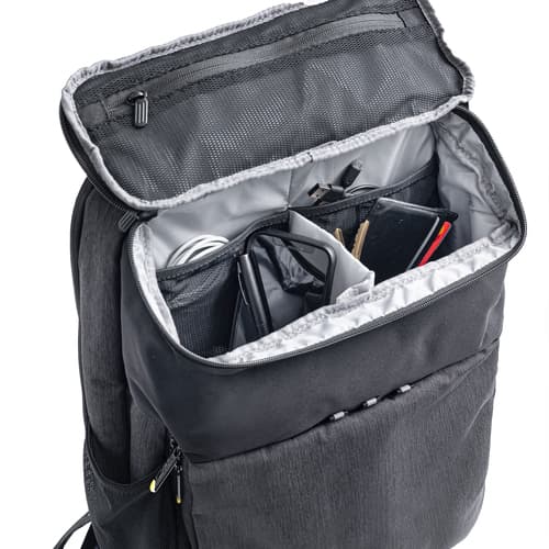 techair - Notebook carrying backpack - 14" - 15.6" - black — view 9