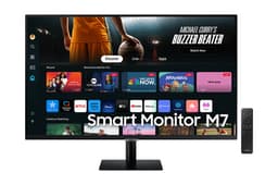 Samsung S32DM700UU - M70D Series - LED monitor - Smart - 32" - 3840 x 2160 4K @ 60 Hz - VA - 300 cd/m� - 3000:1 - HDR10 - 4 ms - 2xHDMI, USB-C - speakers - black