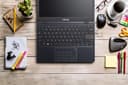 ASUS Vivobook Go 14 E410KA-EK217WS - 180-degree hinge design - Intel Celeron - N4500 / up to 2.8 GHz - Win 11 Home in S mode - UHD Graphics - 4 GB RAM - 128 GB eMMC - 14" 1920 x 1080 (Full HD) - Wi-Fi 5 - peacock blue