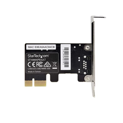 StarTech.com 1-Port Gigabit PCIe Network Adapter Card, TAA Compliant - Network adapter - PCIe low profile - Gigabit Ethernet x 1 - black - TAA Compliant — view 7