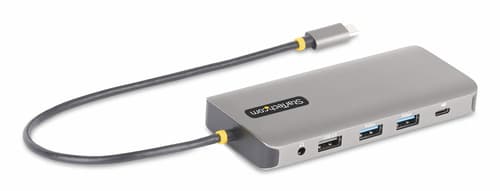 StarTech.com USB-C Triple-Monitor Multiport Adapter, HDMI/DP/Card Reader - Docking station - USB-C 3.2 Gen 1 / Thunderbolt 3 / Thunderbolt 4 - HDMI, 2 x DP - 1GbE — view 9
