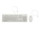 HP 225 - Keyboard and mouse set - 100% - full size - USB - UK - cashmere white thumbnail 1