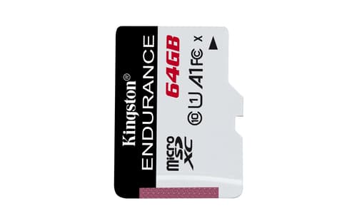 Kingston High Endurance - Flash memory card - 64 GB - A1 / UHS-I U1 / Class10 - microSDXC UHS-I — view 1