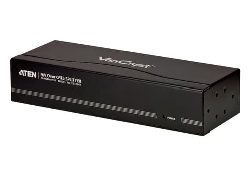 ATEN VanCryst VS1204T Cat 5 Audio/Video Splitter Transmitter Unit - Video/audio extender - transmitter - 4 ports - up to 300 m