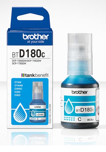 Brother BTD180C - Cyan - original - ink refill - for Brother DCP-T580DW — view 4