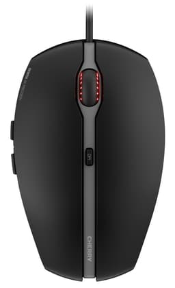 CHERRY GENTIX 4K - Mouse - right and left-handed - optical - 6 buttons - wired - USB - black