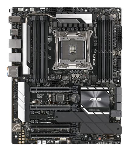 ASUS WS X299 PRO - Motherboard - ATX - LGA2066 Socket - X299 Chipset - USB 3.1 Gen 1, USB-C Gen2, USB 3.1 Gen 2 - 2 x Gigabit LAN - HD Audio (8-channel)