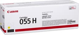 Canon 055 H - High capacity - yellow - original - toner cartridge - for Color imageCLASS MF743, imageCLASS LBP664, MF745, i-SENSYS MF742, MF744, Satera LBP662