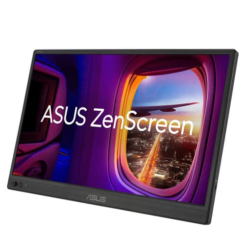 ASUS ZenScreen MB169CK - LED monitor - 16" (15.6" viewable) - portable - 1920 x 1080 Full HD (1080p) @ 60 Hz - IPS - 250 cd/m� - 1000:1 - 5 ms - Mini HDMI, 2xUSB-C - black — view 16