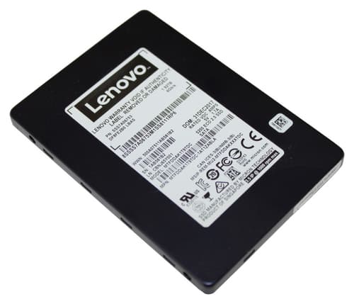 1.92 TB - Solid state drive - encrypted - hot-swap - 2.5" - SATA 6Gb/s - 256-bit AES - for ThinkAgile VX 2U Certified Node, ThinkSystem SR530, SR550, SR570, SR590, SR860, SR950 — view 1