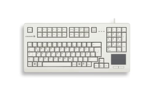 CHERRY TouchBoard G80-11900 - Keyboard - USB - UK - light grey