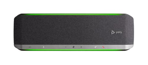 Poly Sync 60 - Smart speakerphone - Bluetooth - wired, wireless - USB-A, USB-C - black, silver - Zoom Certified — view 11