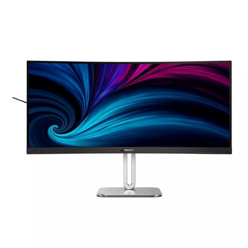 Philips 34B2U5600C - 5000 Series - LED monitor - curved - USB - 34" - 3440 x 1440 WQHD @ 120 Hz - VA - 300 cd/m� - 4000:1 - 4 ms - 2xHDMI, DisplayPort, USB-C - speakers - charcoal