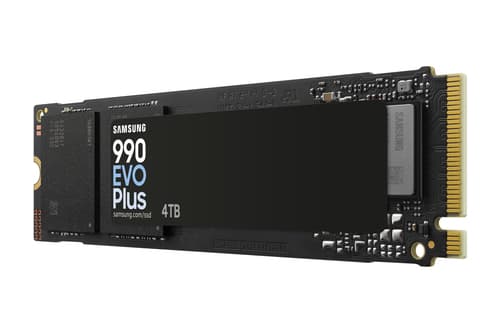 Samsung 990 EVO Plus MZ-V9S2T0 - SSD - encrypted - 4 TB - internal - M.2 2280 - PCIe 5.0 x2 (NVMe) - 256-bit AES - TCG Opal Encryption 2.0 — view 4