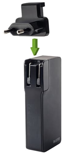 USBWALL CHARGER POW BANK 3000MAH BK — view 3