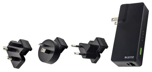 USBWALL CHARGER POW BANK 3000MAH BK — view 4