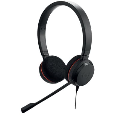 Jabra Evolve 20 MS stereo - Headset - on-ear - wired - USB-C, USB-A - noise isolating - Certified for Microsoft Teams