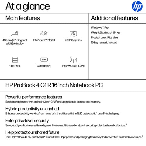 HP PB4 G1A 16 R7-150U 24/1TB W11P — view 10