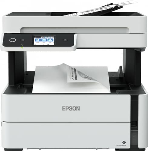 Epson EcoTank ET-M3180 ET M3180 ETM3180 3180 - Multifunction printer - B/W - ink-jet - A4 (210 x 297 mm) (original) - A4/Legal (media) - up to 17 ppm (copying) - up to 20 ppm (printing) - 250 sheets - 33.6 Kbps - USB 2.0, LAN