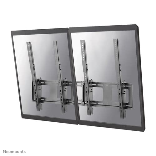 Neomounts NS-WMB200P - Bracket - for 2 LCD displays - black - screen size: 40"-52" - wall-mountable