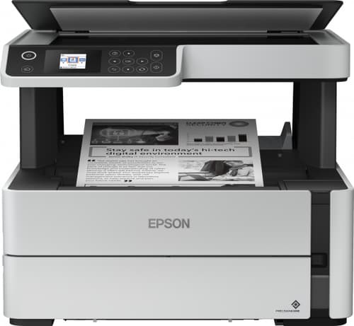 Epson EcoTank ET-M2140 ET M2140 ETM2140 2140 - Multifunction printer - B/W - ink-jet - A4/Legal (media) - up to 20 ppm (printing) - 250 sheets - USB 2.0
