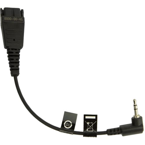 Jabra - Headset cable - micro jack male to Quick Disconnect male — view 1