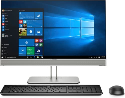HP EliteOne 800 G5 - All-in-one Core i7 9700 / up to 4.7 GHz - RAM 32 GB - SSD 1 TB - NVMe - DVD-Writer - UHD Graphics 630 - Gigabit Ethernet - Win 10 Pro 64-bit - monitor: LED 23.8" 1920 x 1080 (Full HD) touchscreen - keyboard: UK — view 3