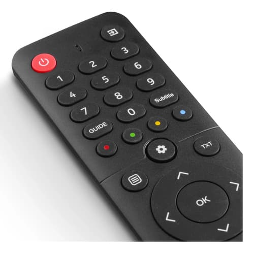 Hama Universal TV Remote Control for Hisense, IR, Teachable, 4 App Buttons, Black — view 6