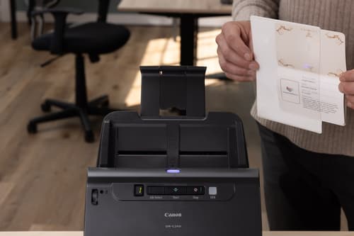 Canon imageFORMULA DR-C240 - Document scanner - CMOS / CIS - Duplex - Legal - 600 dpi x 600 dpi - up to 45 ppm (mono) / up to 30 ppm (colour) - ADF (60 sheets) - up to 4000 scans per day - USB 2.0 — view 15