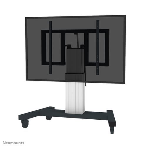 Neomounts PLASMA-M2550T - Cart - motorised - for flat panel / AV equipment - silver - screen size: 42"-100" — view 1