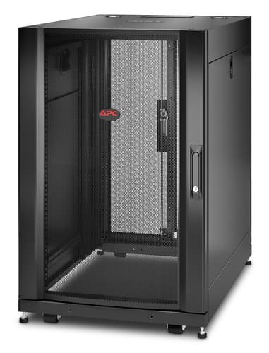 APC NetShelter SX - Rack cabinet - black - 18U - 19" - TAA Compliant - for P/N: SURT48RMXLBP
