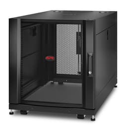 APC NetShelter SX - Rack cabinet - black - 12U - 19" - TAA Compliant - for P/N: SURT48RMXLBP