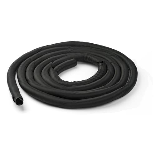 StarTech.com 15' (4.6m) Cable Management Sleeve, Flexible Coiled Cable Wrap, 1-1.5" diameter Expandable Sleeve, Polyester Cord Manager/Protector/Concealer, Black Trimmable Cable Organizer - Cable & Wire Hider (WKSTNCM2) - Cable concealer - black - 4.6 m — view 1