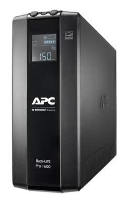 APC Back-UPS Pro BR1600MI - UPS - AC 230 V - 960 Watt - 1600 VA - USB - output connectors: 8 - black