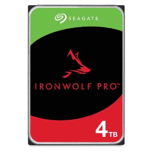 Seagate IronWolf Pro ST4000NT001 - Hard drive - 4 TB - internal - 3.5" - SATA 6Gb/s - 7200 rpm - buffer: 256 MB - with 3 years Seagate Rescue Data Recovery