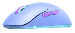 Xtrfy M8 - Mouse - optical - 5 buttons - wireless - 2.4 GHz - USB wireless receiver - frosty purple