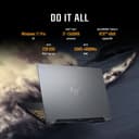 ASUS TUF Gaming F16 FX607VU-RL033W - Intel Core i7 - 13620H / up to 4.9 GHz - Win 11 Home - GeForce RTX 4050 - 16 GB RAM - 512 GB SSD NVMe - 16" 1920 x 1200 @ 144 Hz - Gigabit Ethernet - Wi-Fi 6, Bluetooth - mecha grey thumbnail 13