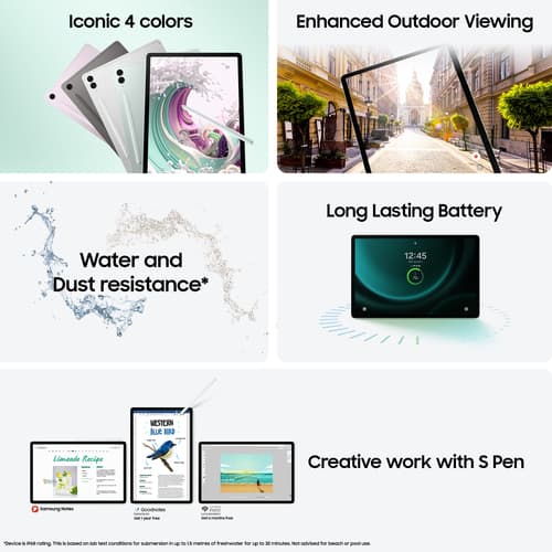 ^GXY TAB S9 FE 256GB SILVER WIFI — view 5
