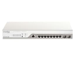D-Link Nuclias Cloud-Managed DBS-2000-10MP - Switch - 8 x 10/100/1000 (PoE+) + 2 x Gigabit SFP - PoE+ (130 W)